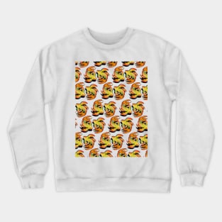 Goldfish Pattern Crewneck Sweatshirt